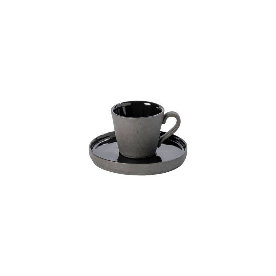 Кофейная пара LAGOA ECO-GRES  black, 90 мл. см.,  Costa Nova, 1LOCS03-BLK