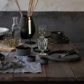 Чаша LAGOA ECO-GRES  black, 6  ,6х6  ,6х4 ,  см.,  Costa Nova, 1LON071-BLK