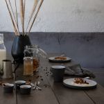 Тарелка  LAGOA ECO-GRES Grey/white, 21 , х21 , х2 ,  см.,  Costa Nova, 1LOP211-WHI