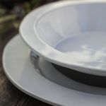 Чаша PLANO white/grey, 25 , х25 , х5 ,3 см.,  Costa Nova, 1POP251-WHI