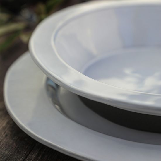 Чаша PLANO white/grey, 25 , х25 , х5 ,3 см.,  Costa Nova, 1POP251-WHI