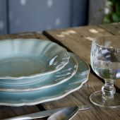 Тарелка для пасты / супа ALENTEJO Turquoise, 24.54 см., Costa Nova, TP241-TRQ-00201D