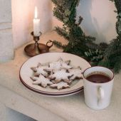 Кружка BEJA White, red, 360 мл. см.,  Costa Nova, ATC132-RED