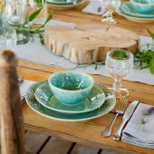 Тарелка  MADEIRA  Blue, 21 ,7х21 ,7х2 ,9 см.,  Costa Nova, BOP221-BLU