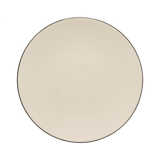 Тарелка AUGUSTA NATURAL-BLACK, 34 ,5х34 ,5х2 ,7 см.,  Costa Nova, COP341-NAB