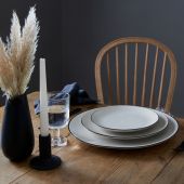 Тарелка AUGUSTA NATURAL-BLACK, 34 ,5х34 ,5х2 ,7 см.,  Costa Nova, COP341-NAB