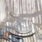 Чаша с ручкой APARTE White, 460 мл. см.,  Costa Nova, DS192-WHT