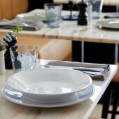 Тарелка FRISO White, 28 , х28 , х  ,  см.,  Costa Nova, FIP281-WHT