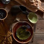 Тарелка  RIVIERA Vert frais, 15 ,4х12 , х 2,4 см.,  Costa Nova, GOP162-VRF