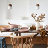 Чаша LIVIA MAUVE ROSE, 23 ,3х23 ,3х5 ,7 см.,  Costa Nova, GOP231-PNK