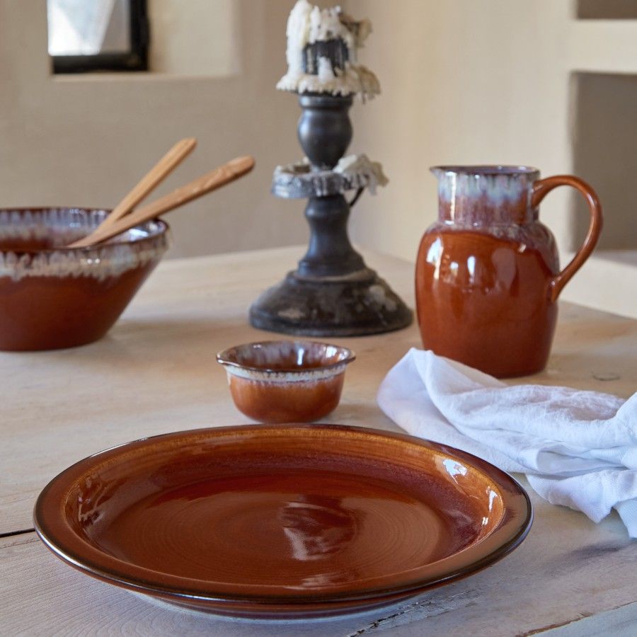 Тарелка Poterie caramel, 20 ,4х20 ,4х2 ,8 см.,  Costa Nova, JSP202-CAR