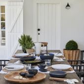 Тарелка LIVIA Matte black, 41 , х14 ,3х5 ,  см.,  Costa Nova, LNA411-BLK