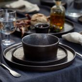 Тарелка  LAGOA Metal, 20 ,1х 20,1х 2  ,  см.,  Costa Nova, LOP211-MTL