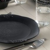 Тарелка обеденная MADEIRA HARVEST (MEDITERRANEA) black, Д30см.,  Costa Nova, MA244-BLK(MP302-VC7097)