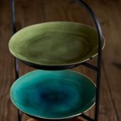 Тарелка  RIVIERA Vert frais, 21 ,6х21 ,6х2 ,6 см.,  Costa Nova, NAP215-VRF