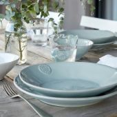 Тарелка суп / паста NOVA Голубая, Д 25.5 х В 4.6 см. х 0.79 л Costa Nova, NOP251-TRQ 