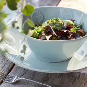 Тарелка обеденная NOVA Голубая, Д27,2 х В3.8 см. Costa Nova, NOP273-TRQ