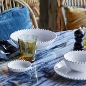 Чаша PEARL White, 10 ,5х10 ,5х3 ,  см.,  Costa Nova, PEN111-WHI