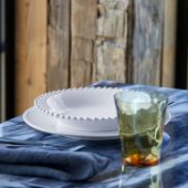 Тарелка PEARL White, 24 , х24 , х4 ,  см.,  Costa Nova, PEP241-WHI