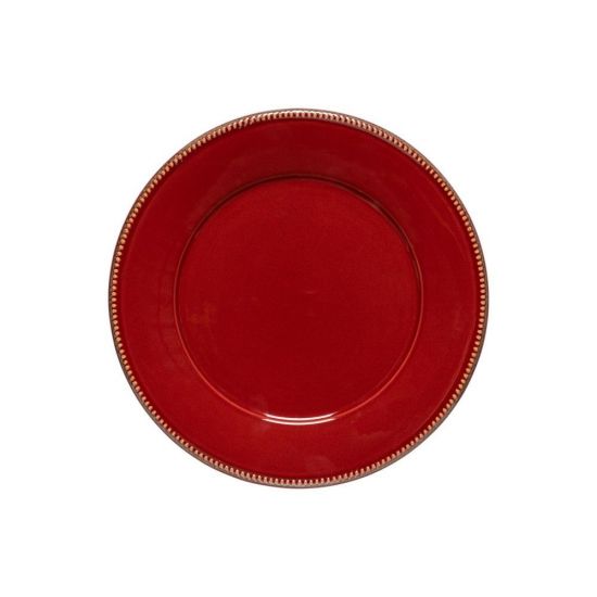 Тарелка обеденная LUZIA красная, 28 см.,  Costa Nova, PEP287-CRN