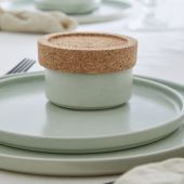 Чаша REDONDA BAY LEAF, 8  ,4х8  ,4х3 ,5 см.,  Costa Nova, RND083-GRN