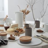 Тарелка REDONDA OAK, 12 ,6х12 ,6х2 ,6 см.,  Costa Nova, RNP132-BRN