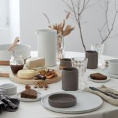 Тарелка REDONDA OAK, 20 ,7х20 ,7х1 ,5 см.,  Costa Nova, RNP211-BRN