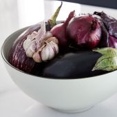 Чаша AUGUSTA NATURAL-BLACK, 28 ,6х28 ,6х13  ,  см.,  Costa Nova, SLS281-NAB