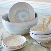 Чаша CRISTAL NACAR, 28,5х28,5х12,4 см.,  Costa Nova, STS291-NAC