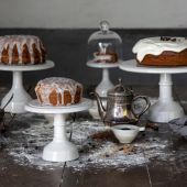 Блюдо на ножке COOK & HOST White, 19 ,7х19 ,7х16  ,2 см.,  Costa Nova, VAP202-WHI